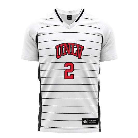 UNLV - NCAA Women's Soccer : Purity Williams - White Soccer Jersey-0