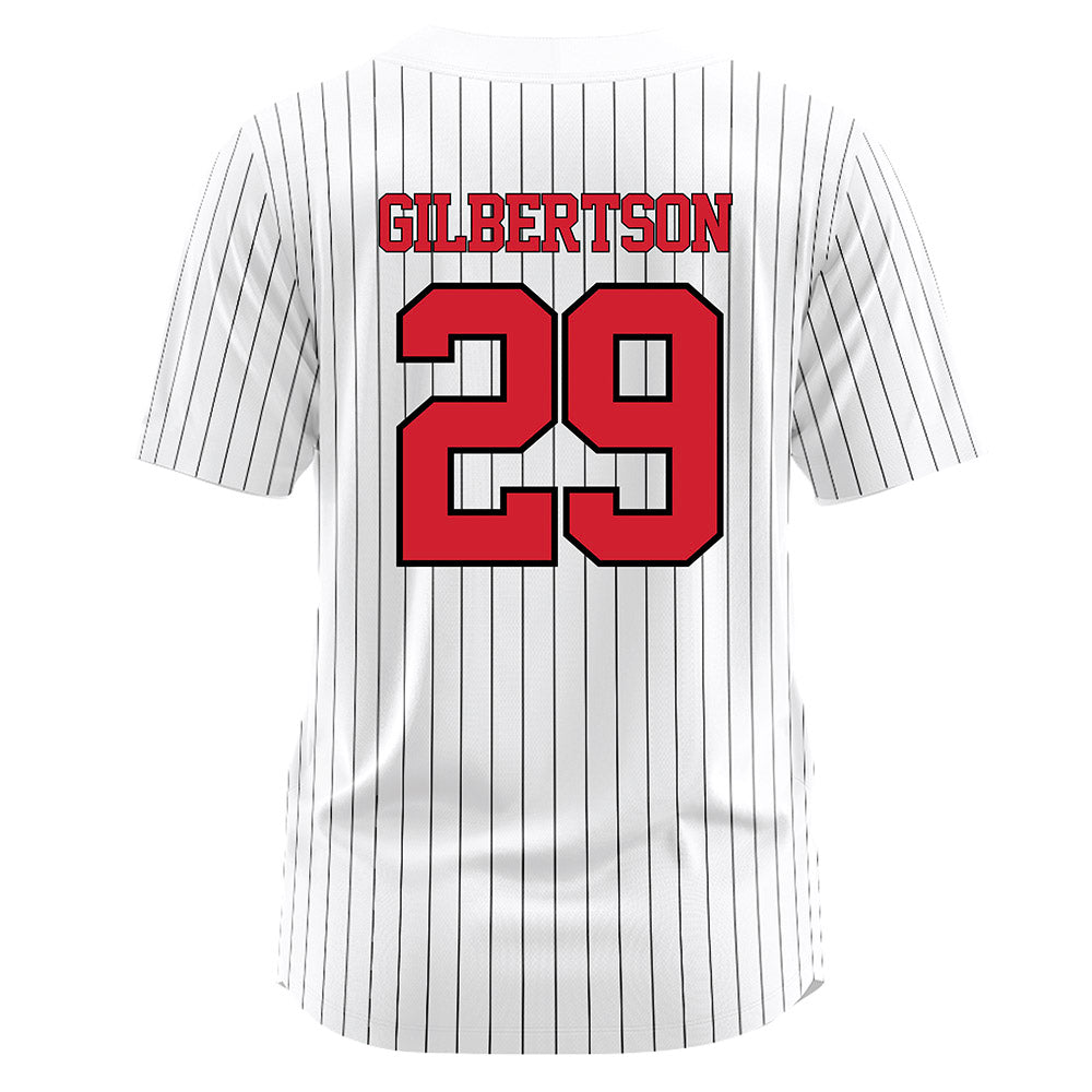 UNLV - NCAA Softball : Hailey Gilbertson - White Pinstripe Jersey-1