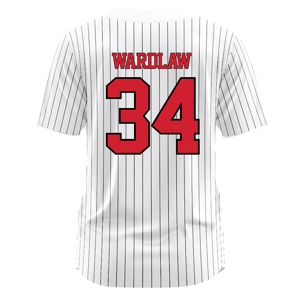 UNLV - NCAA Softball : Emma Wardlaw - White Pinstripe Jersey-1
