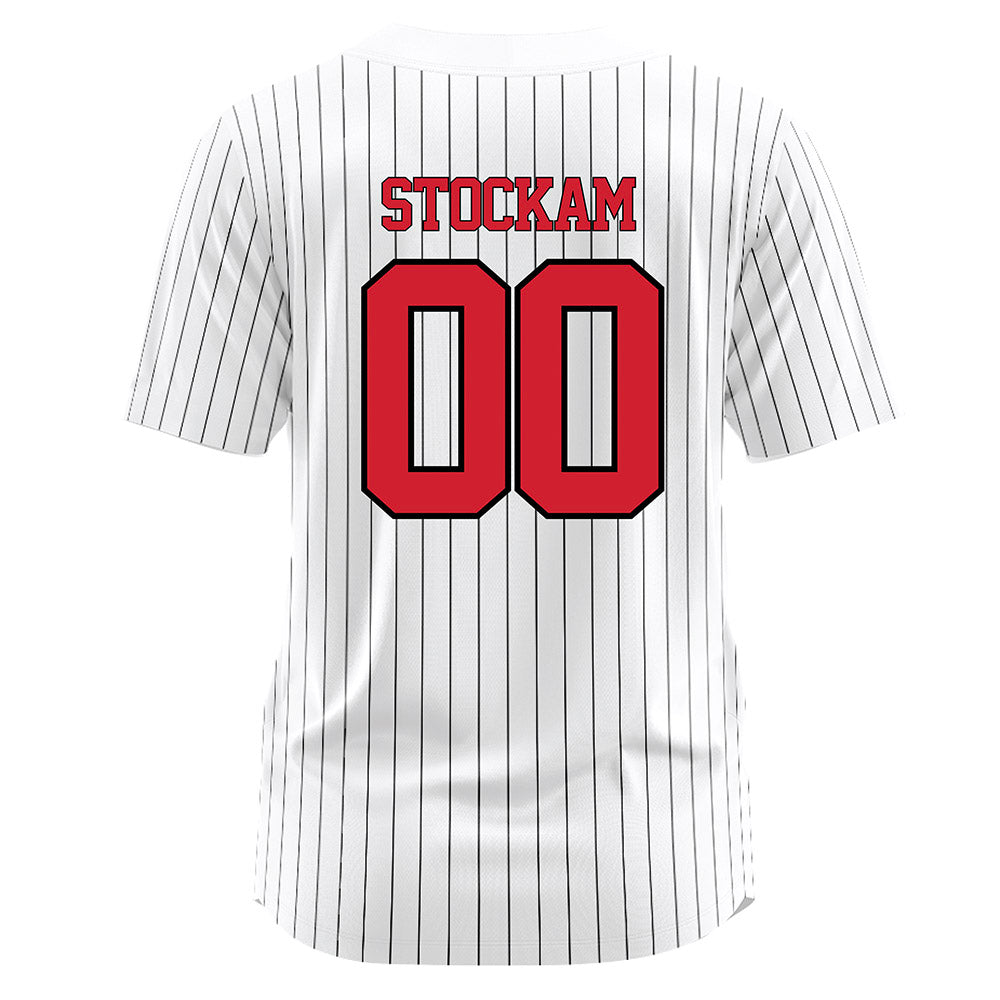 UNLV - NCAA Softball : Sophie Stockam - White Pinstripe Jersey-1