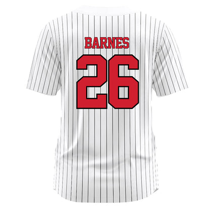 UNLV - NCAA Softball : Presley Barnes - White Pinstripe Jersey-1