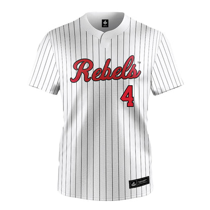 UNLV - NCAA Softball : Natalie Turner - White Pinstripe Jersey-0