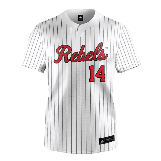 UNLV - NCAA Softball : Camryn Johnson - White Pinstripe Jersey-0