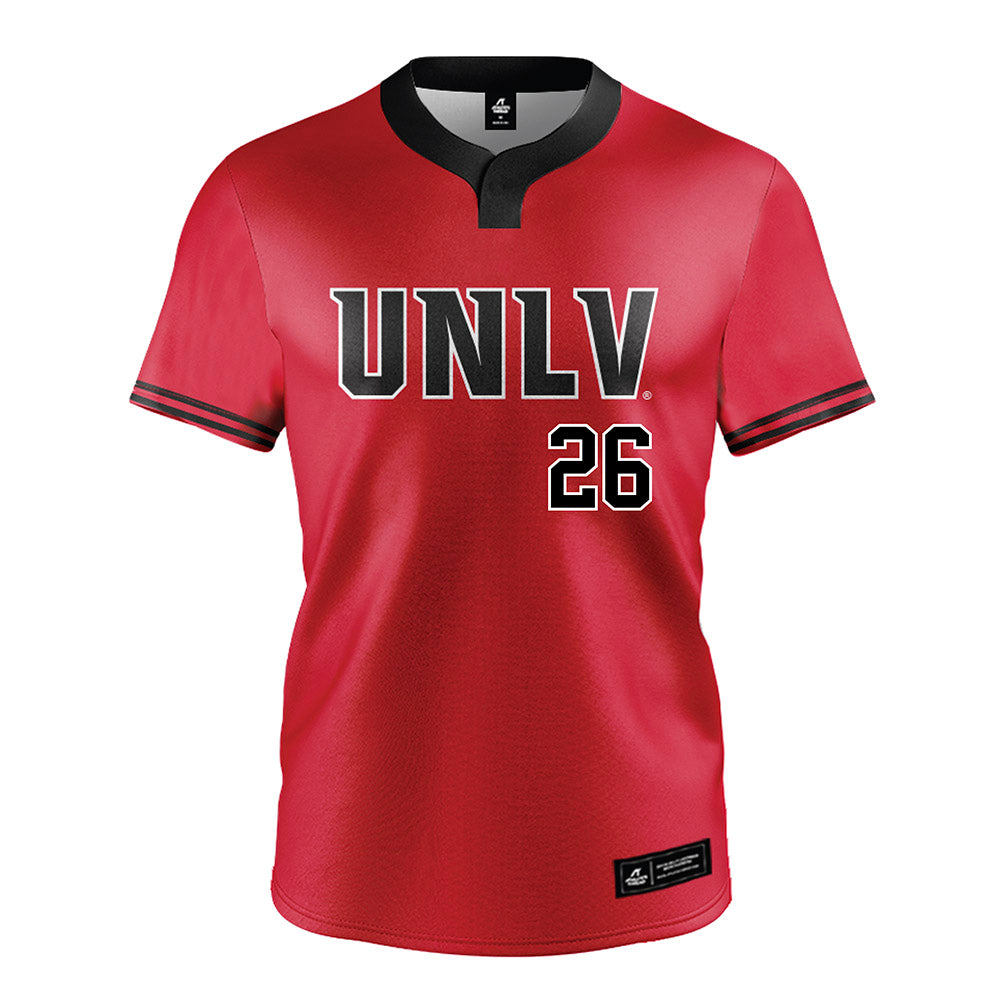 UNLV - NCAA Softball : Presley Barnes - Red Jersey-0