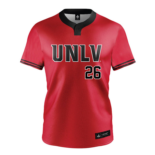 UNLV - NCAA Softball : Presley Barnes - Red Jersey-0
