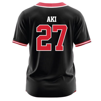 UNLV - NCAA Softball : Charelle Aki - Black Jersey-1