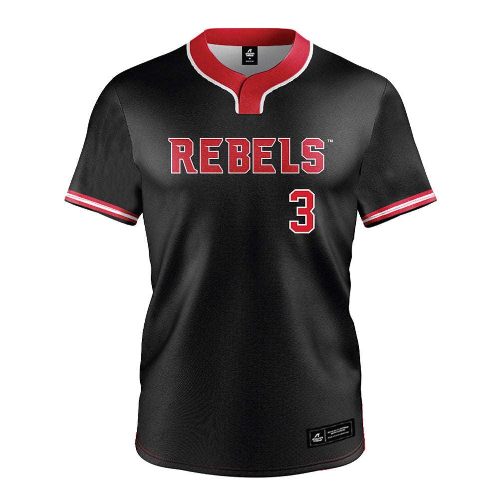 UNLV - NCAA Softball : Keyannah Chavez - Black Jersey-0