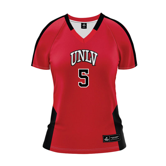 UNLV - NCAA Women's Volleyball : Arriana Brown - Red Volleyball Jersey-0