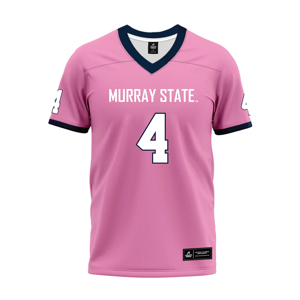Murray State - NCAA Football : Milton White jr - Pink Premium Football Jersey-0