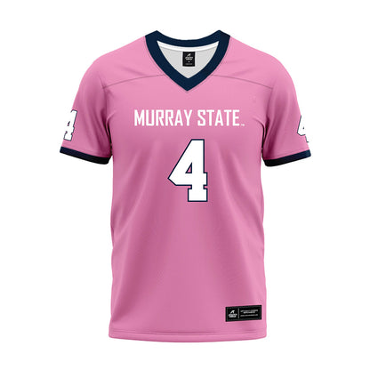 Murray State - NCAA Football : Milton White jr - Pink Premium Football Jersey-0