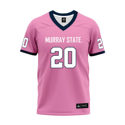 Murray State - NCAA Football : Cade Fields - Pink Premium Football Jersey-0