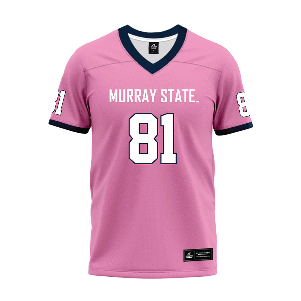 Murray State - NCAA Football : Reece Hunt - Pink Premium Football Jersey-0