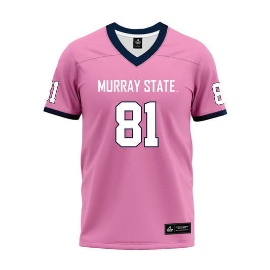 Murray State - NCAA Football : Reece Hunt - Pink Premium Football Jersey-0
