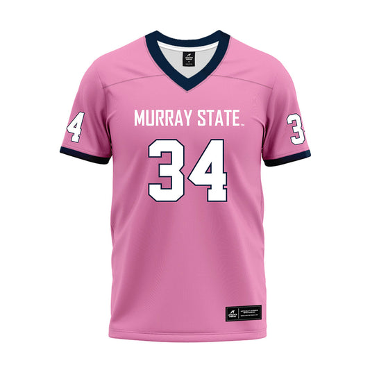 Murray State - NCAA Football : Daniel OBrien - Pink Premium Football Jersey-0