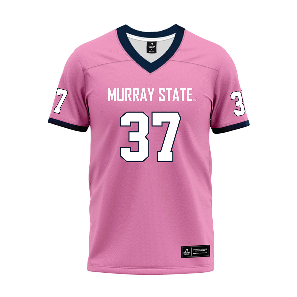 Murray State - NCAA Football : Dax Pregeant - Pink Premium Football Jersey-0
