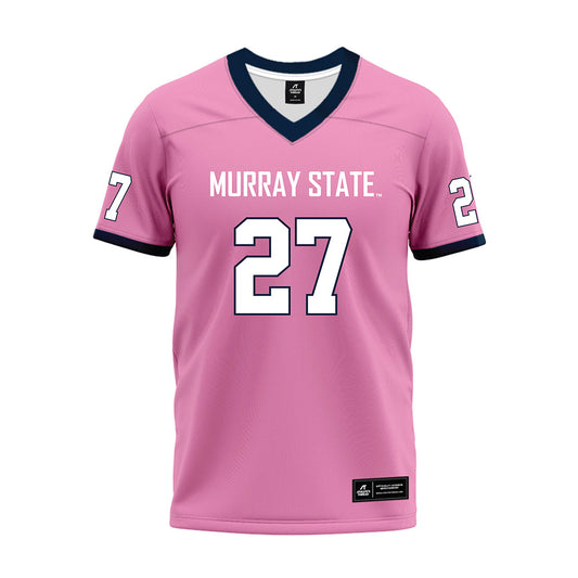 Murray State - NCAA Football : Nicholas Graham - Pink Premium Football Jersey-0