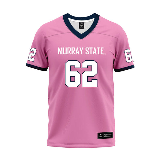 Murray State - NCAA Football : Jake Coffey - Pink Premium Football Jersey-0