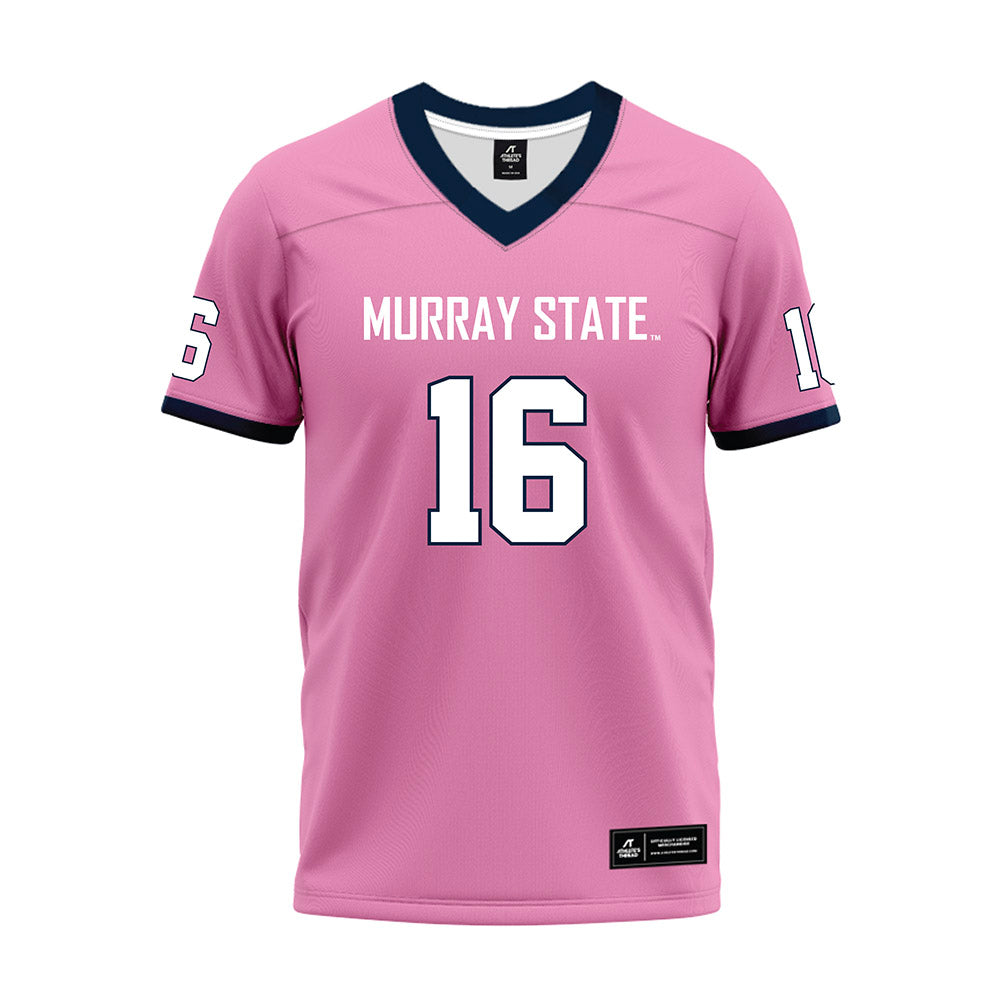 Murray State - NCAA Football : Marley McKenzie - Pink Premium Football Jersey-0