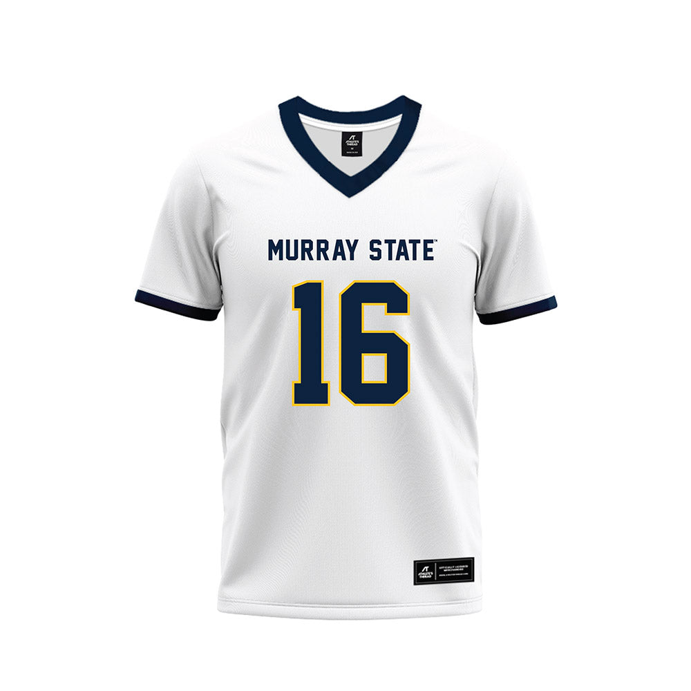 Murray State - NCAA Football : Marley McKenzie - White Premium Football Jersey-0
