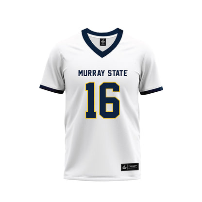 Murray State - NCAA Football : Marley McKenzie - White Premium Football Jersey-0
