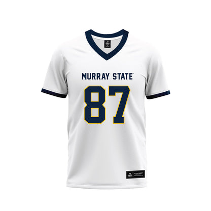 Murray State - NCAA Football : Liam McCormack - White Premium Football Jersey-0