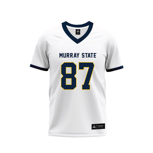 Murray State - NCAA Football : Liam McCormack - White Premium Football Jersey-0