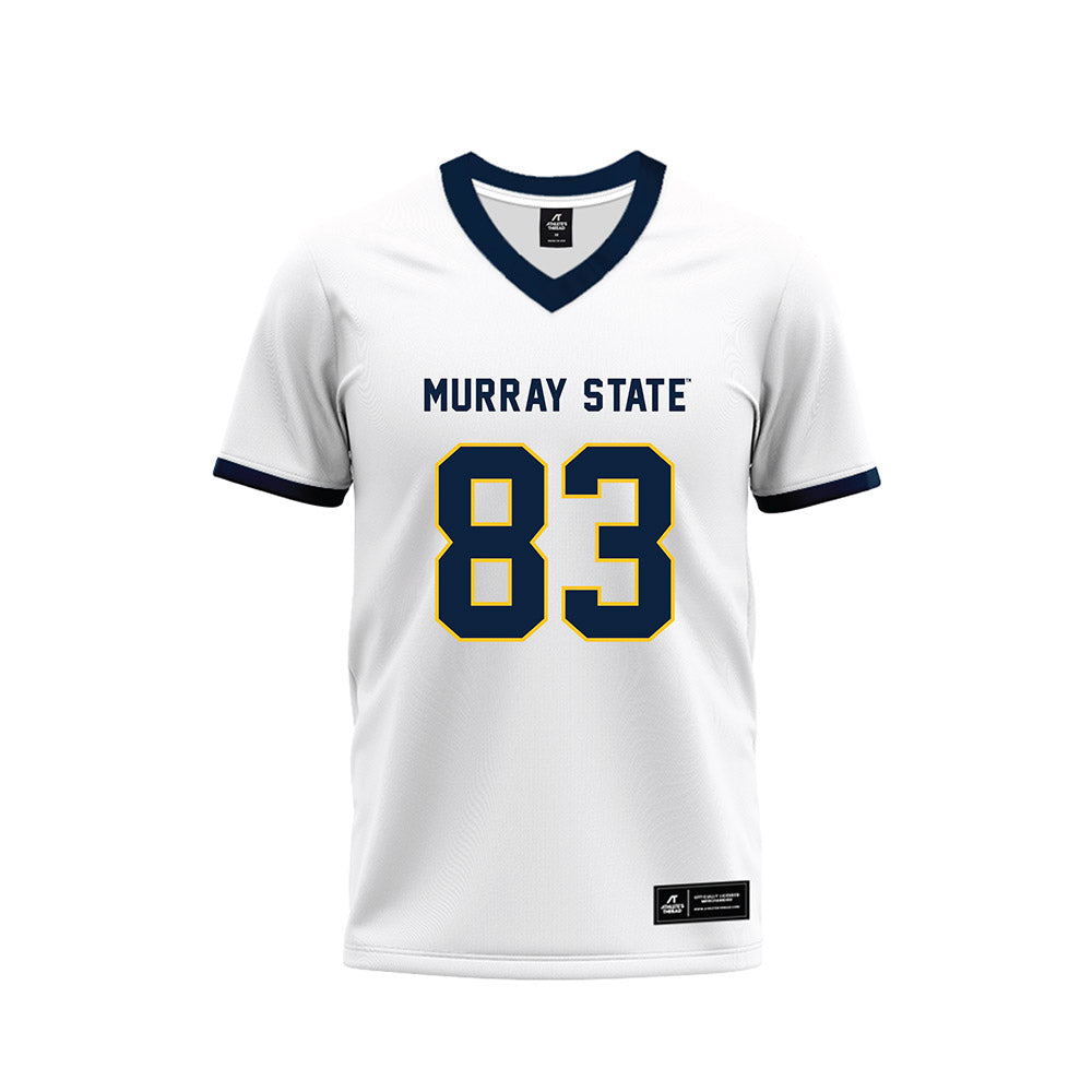 Murray State - NCAA Football : Harrison Spencer - White Premium Football Jersey-0