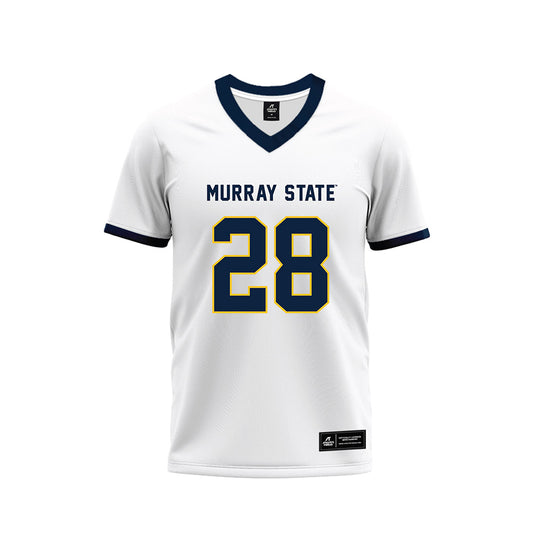 Murray State - NCAA Football : Marty Thomas - White Premium Football Jersey-0