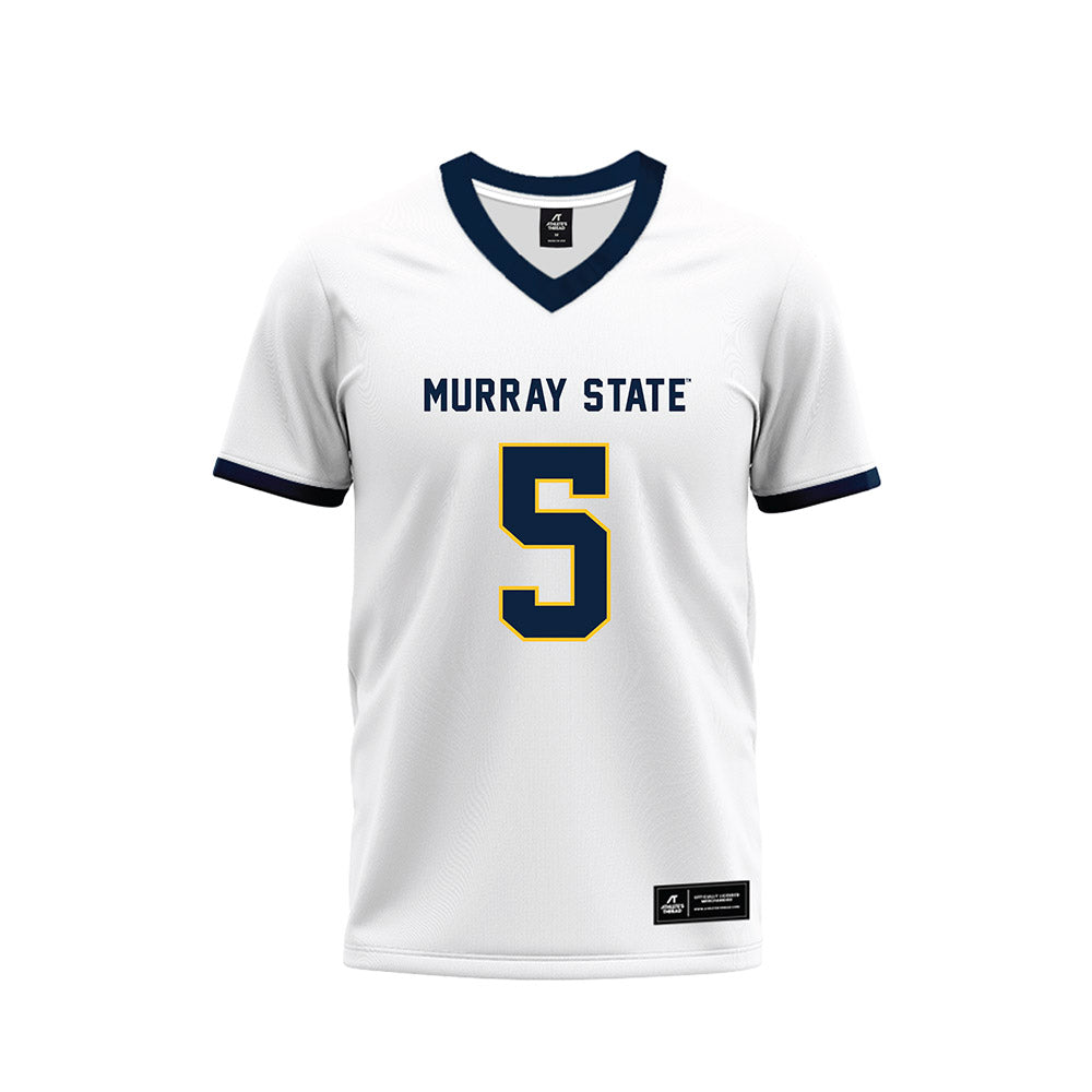 Murray State - NCAA Football : Conlee Crossno - White Premium Football Jersey-0