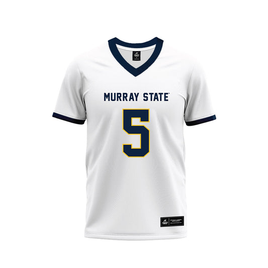 Murray State - NCAA Football : Conlee Crossno - White Premium Football Jersey-0
