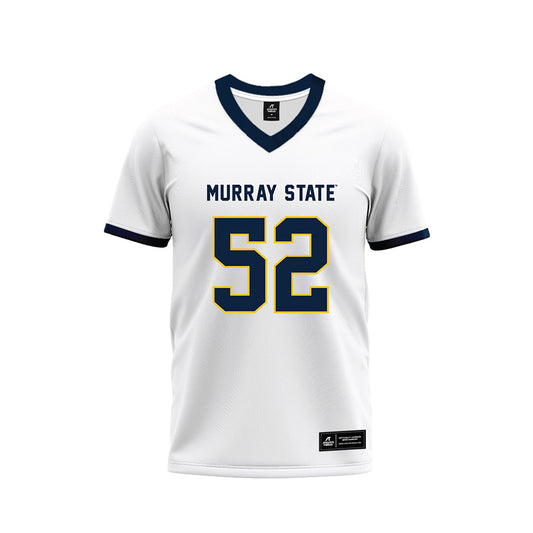 Murray State - NCAA Football : Jake McConnell - White Premium Football Jersey-0