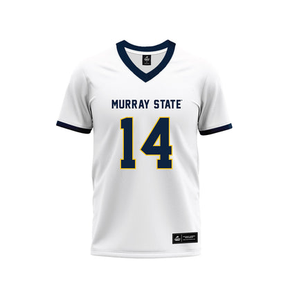 Murray State - NCAA Football : Christian Fields - White Premium Football Jersey-0