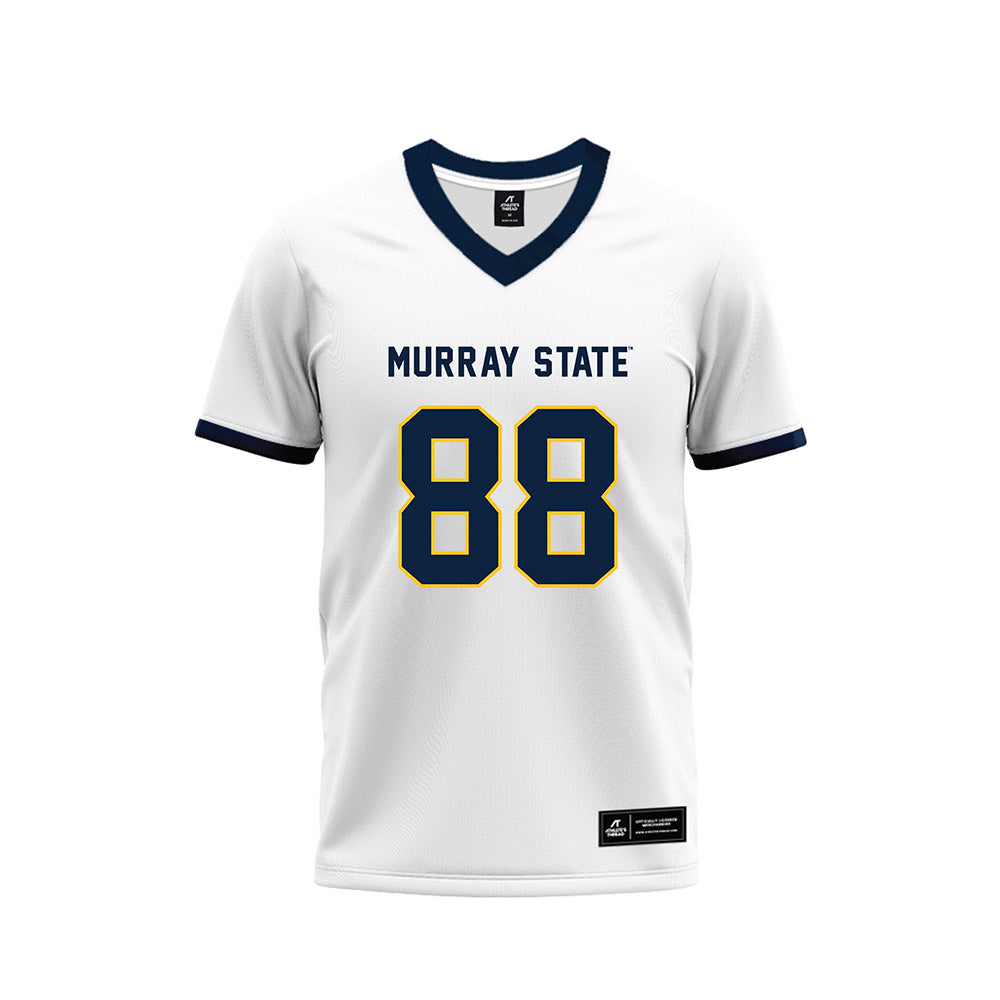 Murray State - NCAA Football : Calerbe Hermane - White Premium Football Jersey-0