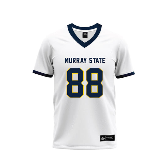 Murray State - NCAA Football : Calerbe Hermane - White Premium Football Jersey-0