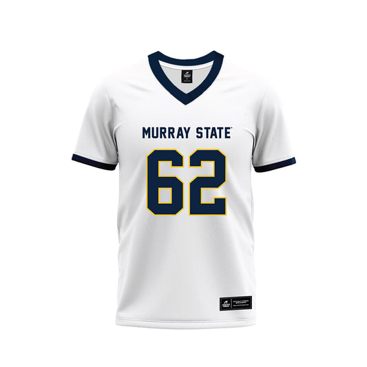 Murray State - NCAA Football : Jake Coffey - White Premium Football Jersey-0