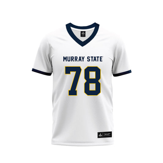 Murray State - NCAA Football : Micah Martin - White Premium Football Jersey-0