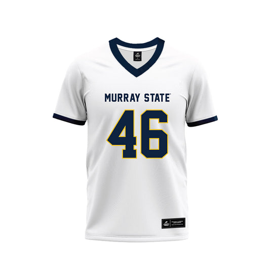 Murray State - NCAA Football : Cohen Campbell - White Premium Football Jersey-0