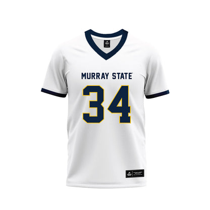 Murray State - NCAA Football : Daniel OBrien - White Premium Football Jersey-0