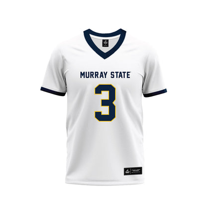 Murray State - NCAA Football : baxter wright - White Premium Football Jersey-0