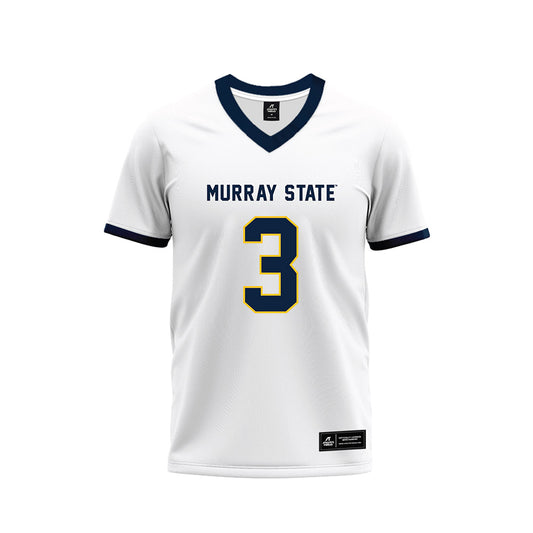 Murray State - NCAA Football : baxter wright - White Premium Football Jersey-0