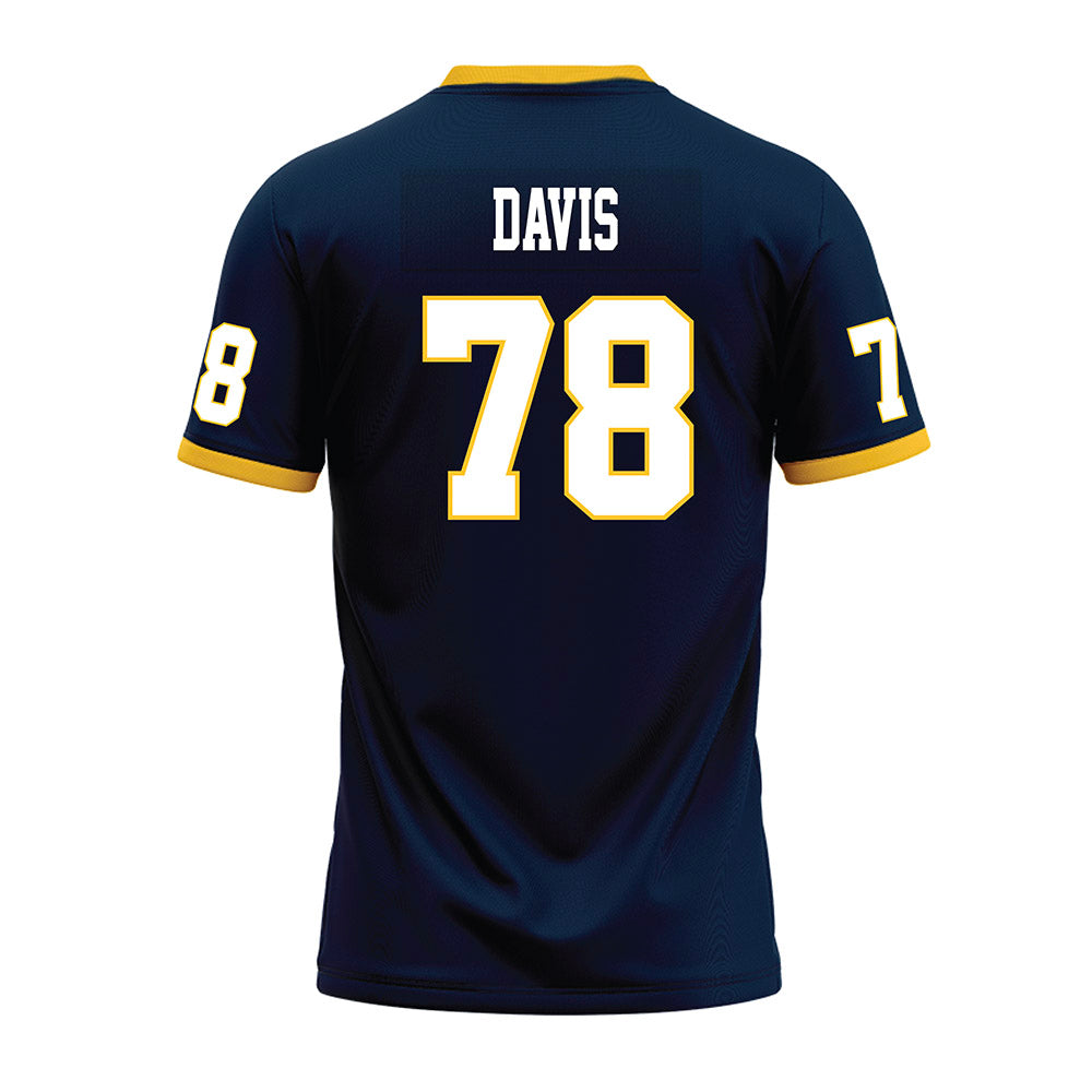 Murray State - NCAA Football : Terrell Davis - Navy Premium Football Jersey-1