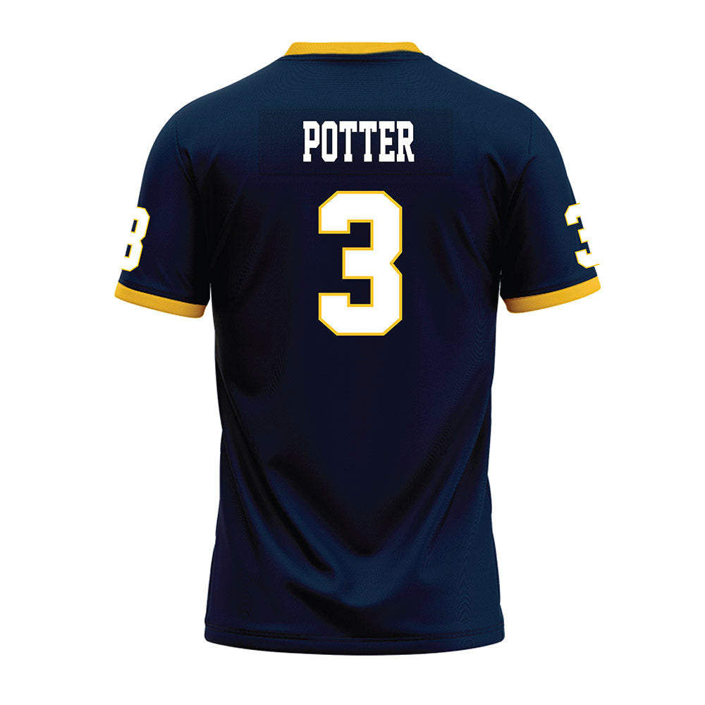 Murray State - NCAA Football : JB Potter - Navy Premium Football Jersey-1