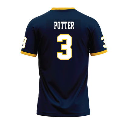 Murray State - NCAA Football : JB Potter - Navy Premium Football Jersey-1