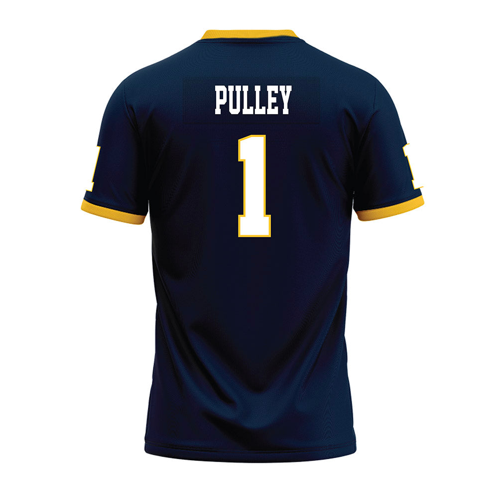 Murray State - NCAA Football : Bryan Pulley - Navy Premium Football Jersey-1