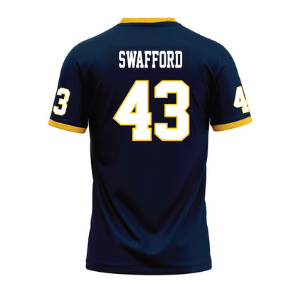 Murray State - NCAA Football : Alex Swafford - Navy Premium Football Jersey-1
