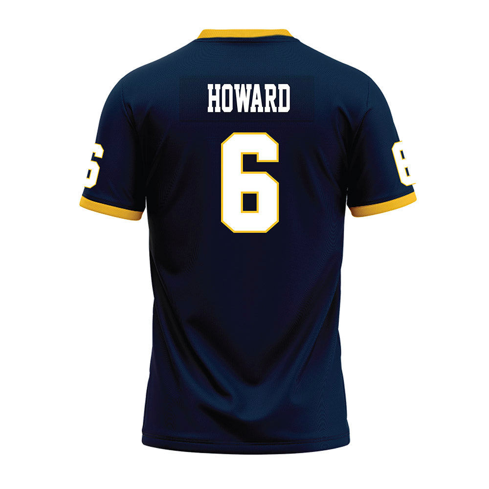 Murray State - NCAA Football : Dimitri Howard - Navy Premium Football Jersey-1