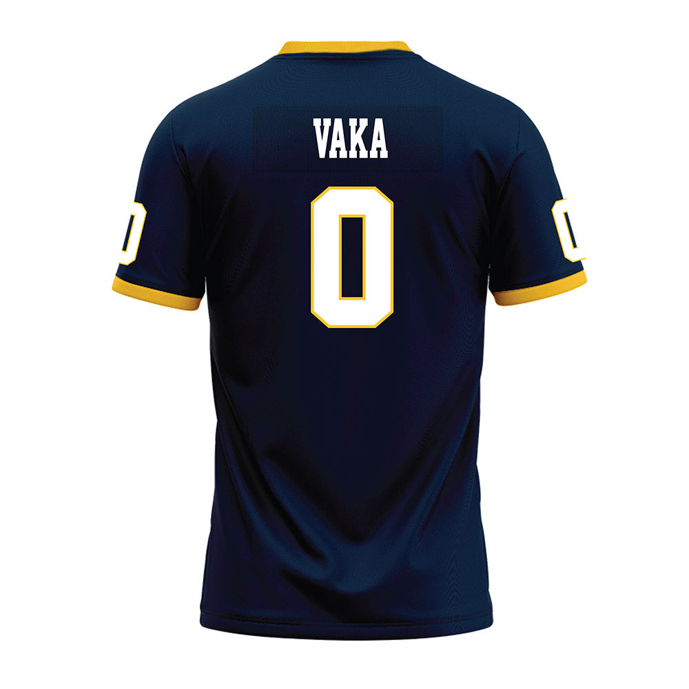 Murray State - NCAA Football : Kyle Vaka - Navy Premium Football Jersey-1