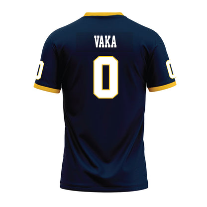 Murray State - NCAA Football : Kyle Vaka - Navy Premium Football Jersey-1