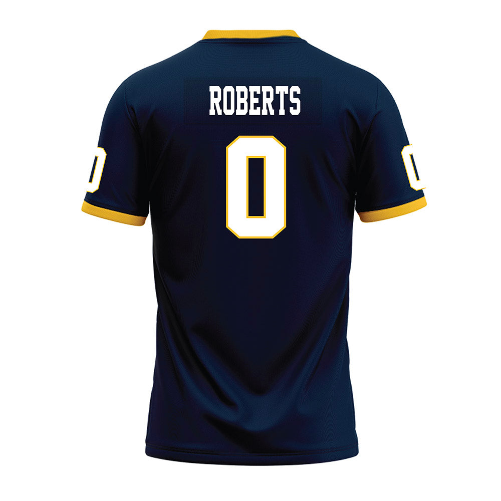 Murray State - NCAA Football : Kobe Roberts - Navy Premium Football Jersey-1