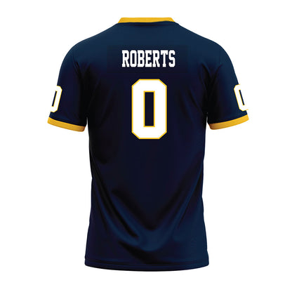 Murray State - NCAA Football : Kobe Roberts - Navy Premium Football Jersey-1